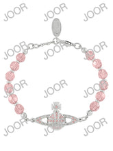 Vivienne Westwood Messaline Bracelet Platinum / Vintage Rose