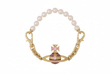 Vivienne Westwood AIDA BAS RELIEF BRACELET - GOLD/ROSE