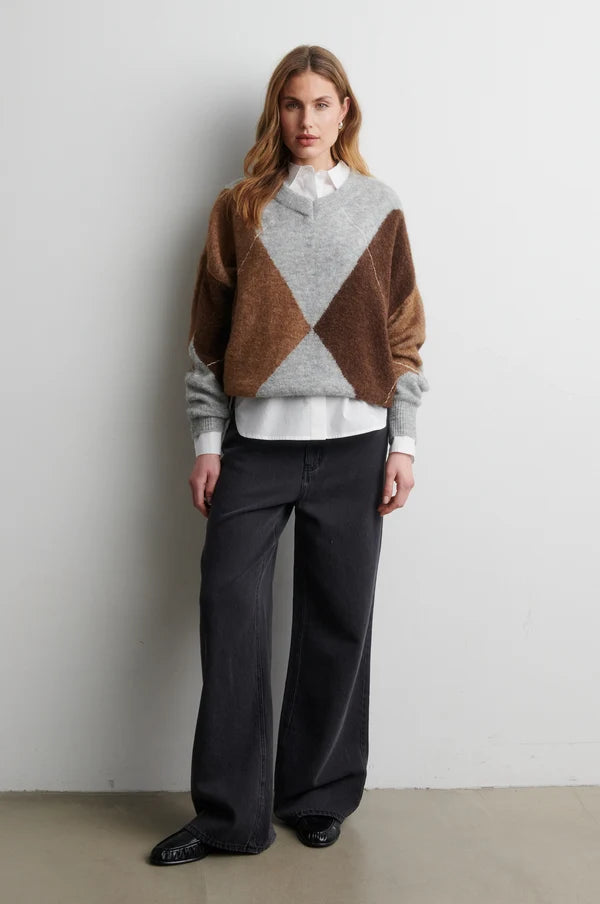 Second Female Forca Knit V-Neck