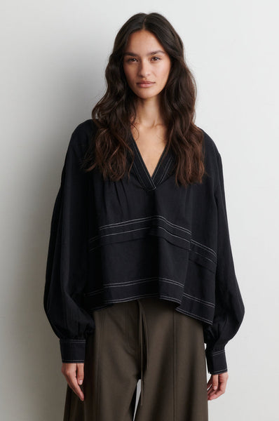 Second Female Lavena blouse - Black