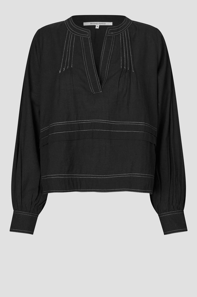 Second Female Lavena blouse - Black