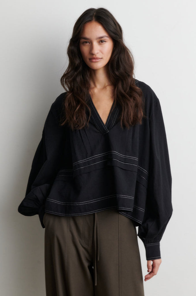 Second Female Lavena blouse - Black
