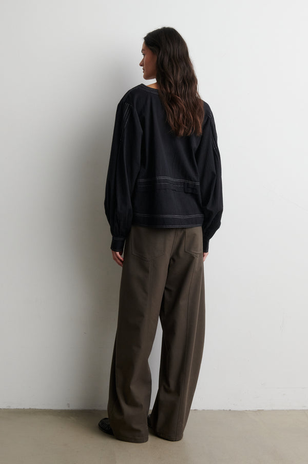 Second Female Lavena blouse - Black