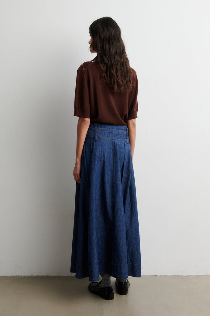 Second Female Evana Denim Skirt