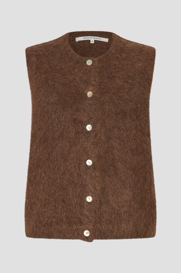 Second Female Brook Knit Button Vest