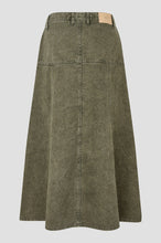 Second Female Jaye Denim Skirt - Green Denim