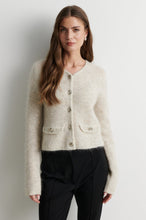 Second Female Andrea Knit Structure Cardigan Birch