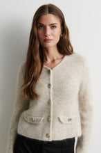 Second Female Andrea Knit Structure Cardigan Birch