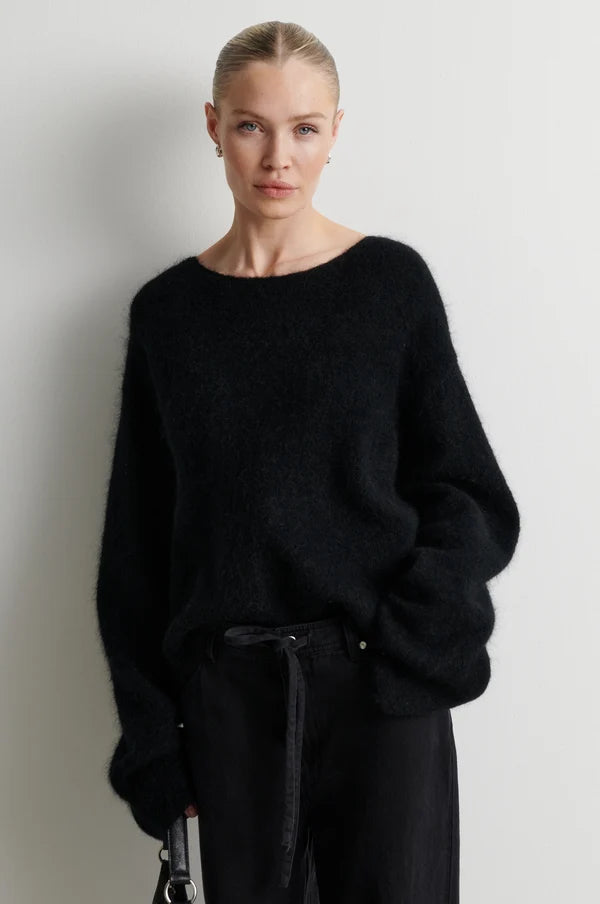 Second Female Brook Knit Lace O-Neck