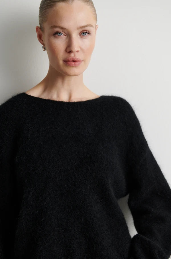 Second Female Brook Knit Lace O-Neck