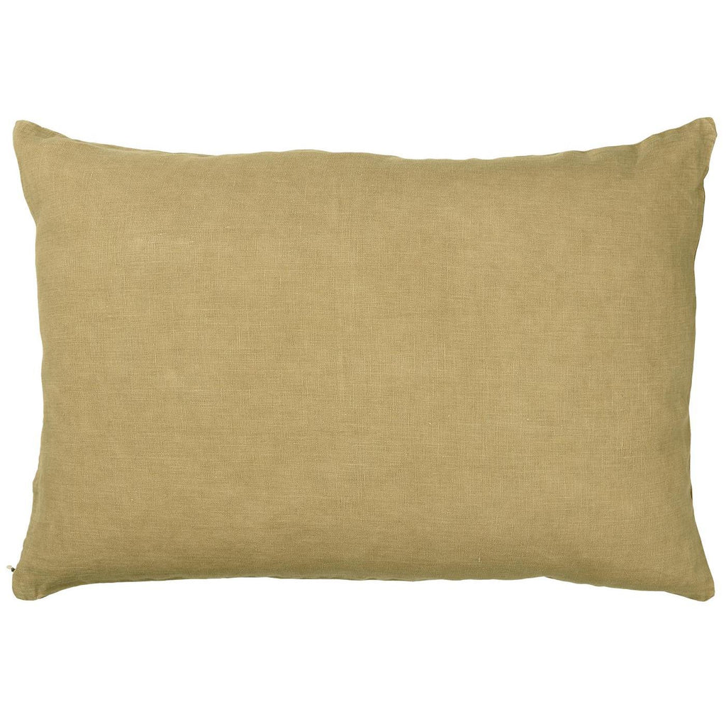 Linen Cushion cover mustard
