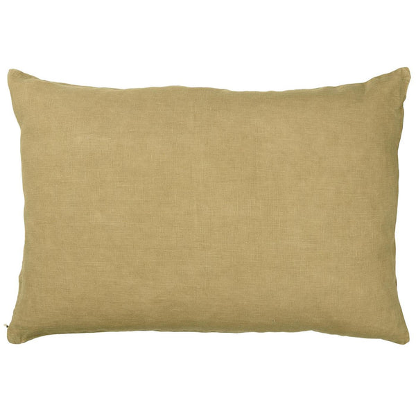 Linen Cushion cover mustard