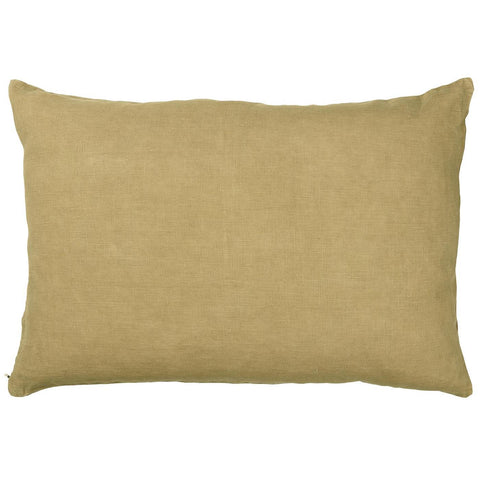 Linen Cushion cover mustard
