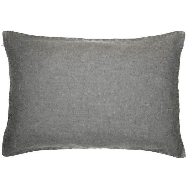Linen Cushion cover smoke
