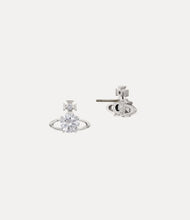 Vivienne Westwood Reina Earrings - Platinum / White CZ