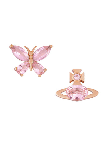 SS24 Vivienne Westwood Elianne Earrings, Pink