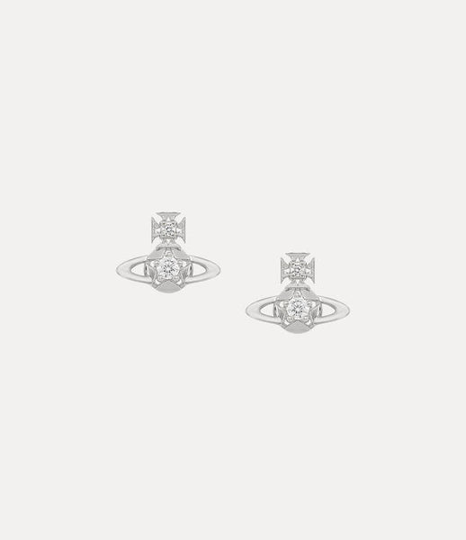 Vivienne Westwood Lee Orb Earrings Platinum