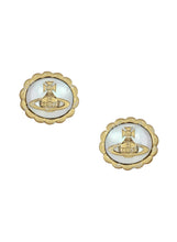 Vivienne Westwood BLUMA EARRINGS - GOLD / WHITE