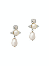Vivienne Westwood Inass Earrings - Platinum/Creamrose Pearl