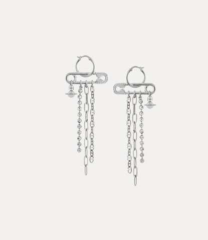 Vivienne Westwood Ginetta Earrings Platinum