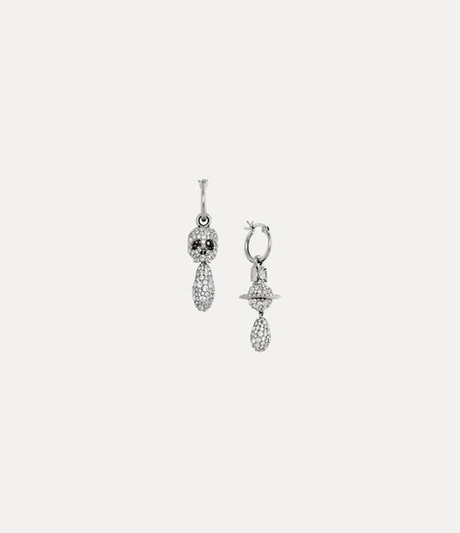 Vivienne Westwood Circe Earrings Platinum / White CZ