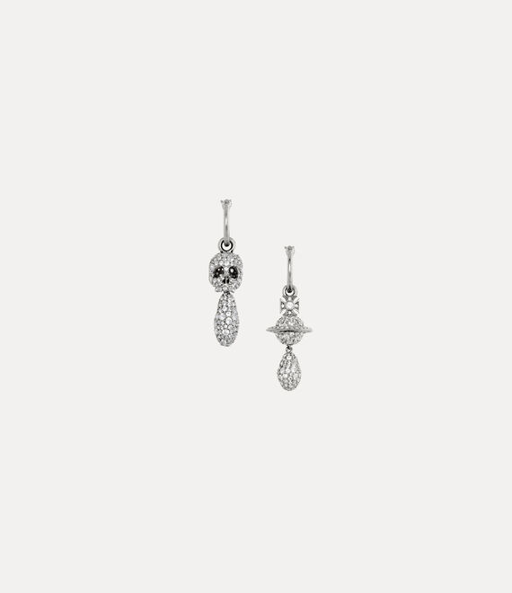 Vivienne Westwood Circe Earrings Platinum / White CZ