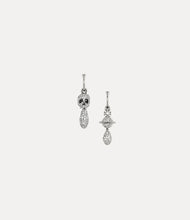 Vivienne Westwood Circe Earrings Platinum / White CZ