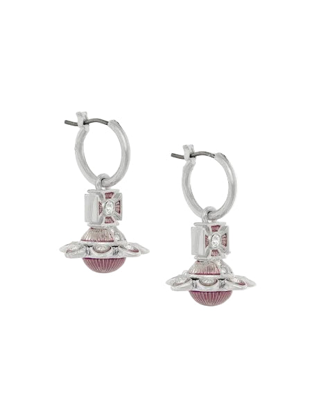 Vivienne Westwood Capucine SS26-PLATINUM / WHITE Crystal / LIGHT ROSE
