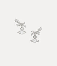 Vivienne Westwood ANGELIQUE EARRINGS (925) - PLATINUM / WHITE CZ