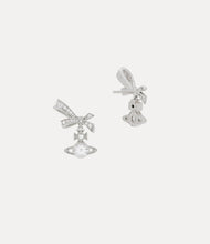 Vivienne Westwood ANGELIQUE EARRINGS (925) - PLATINUM / WHITE CZ