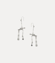 Vivienne Westwood Skeleton Earrings - Platinum/Black
