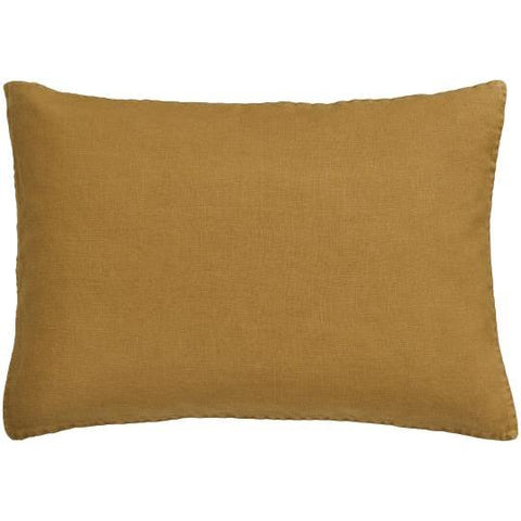 Ib Laursen Cushion cover ochre green 50x70