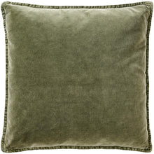 IB Laursen Cushion cover velvet olive