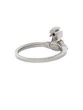 Vivienne Westwood ALLIE RING - PLATINUM / Light Brown CZ