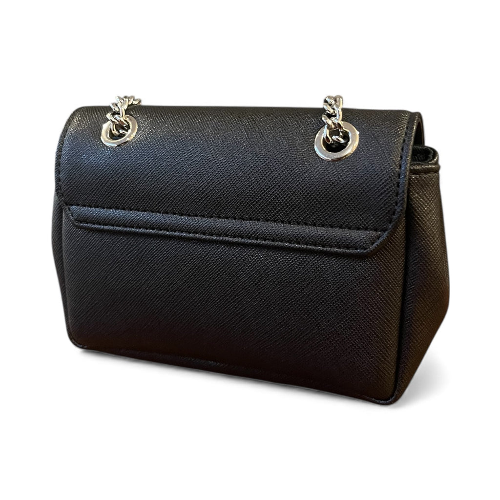 Vivienne Westwood Small Purse w/ silver Chain, Saffiano plain