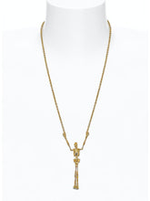 SS24 Vivienne Westwood Skeleton Long Necklace - Gold