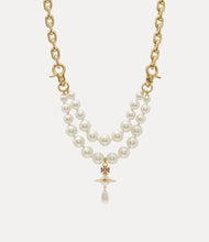 Vivienne Westwood AIDA NECKLACE - GOLD / CREAMROSE