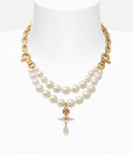 Vivienne Westwood AIDA NECKLACE - GOLD / CREAMROSE
