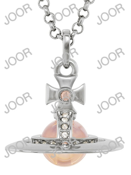 Vivienne Westwood New Tiny Orb Pendant Platinum / Light Peach / Light Gold