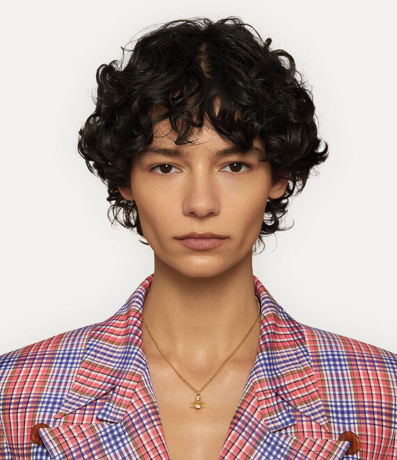 Vivienne Westwood New Petite Orb Pendant Necklace Gold