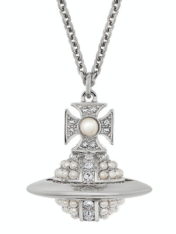 Vivienne Westwood Luzia Pendant - Platinum/Crystal