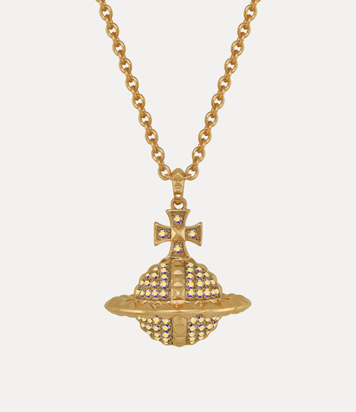 Vivienne Westwood Mayfair Large Orb Pendant - Gold/ Crystal