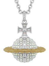 Vivienne Westwood Mayfair Large Orb Pendant - SS26-RHODIUM / GOLD / CRYSTAL