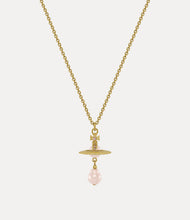 Vivienne Westwood Aleksa Pendant- Gold Peach Pearl