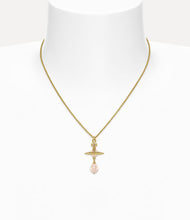 Vivienne Westwood Aleksa Pendant- Gold Peach Pearl