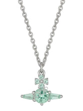Vivienne Westwood OFELIA PENDANT - PLATINUM / LIGHT GREEN