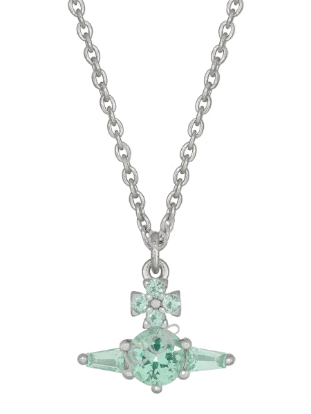 Vivienne Westwood OFELIA PENDANT - PLATINUM / LIGHT GREEN
