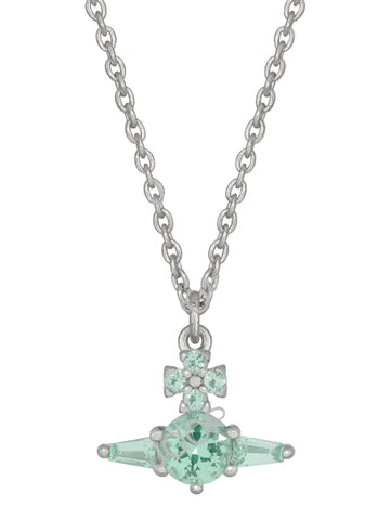 Vivienne Westwood OFELIA PENDANT - PLATINUM / LIGHT GREEN