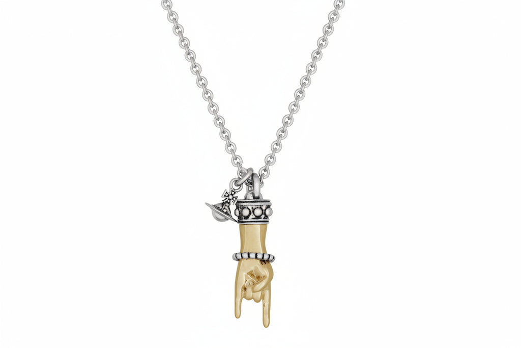 Vivienne Westwood MAN. ANATOLY PENDANT - PLATINUM / GOLD