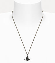 Vivienne Westwood MAN. FABIANNO PENDANT - RUTHENIUM / TRANSPARENT BLACK